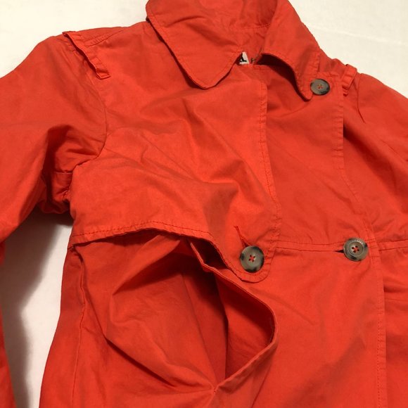 DIESEL WOMEN'S ORANGE RED JACKET SIZE XS NEW - Picture 3 of 8
